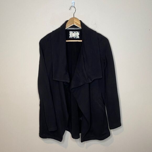 Anthropologie Saturday Sunday Black Vivie Cardigan Sweater Jacket - Picture 3 of 8